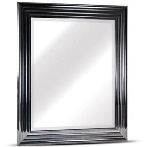 Like new black frame mirror set of 2